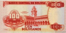 100 Bolivianos BOLIVIA  1986 P.213 q.FDC