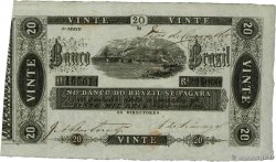 20 Mil Reis BRASILIEN  1856 PS.246 fST