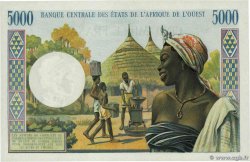 5000 Francs WEST AFRICAN STATES  1975 P.104Ah AU+