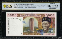 10000 Francs Faux ESTADOS DEL OESTE AFRICANO  2001 P.314Cj FDC