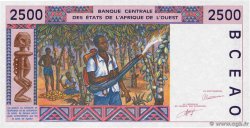 2500 Francs Épreuve WEST AFRICAN STATES  1992 P.x12- UNC-