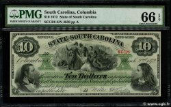 10 Dollars ESTADOS UNIDOS DE AMÉRICA Columbia 1872 PS.3324 FDC