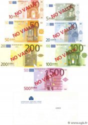 Série 5 à 500 Euros Échantillon EUROPA  2001 P.- SC+