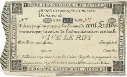 100 Livres Faux FRANCIA  1799 Laf.- EBC