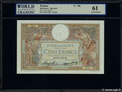 100 Francs LUC OLIVIER MERSON grands cartouches FRANCE  1937 F.24.16 AU