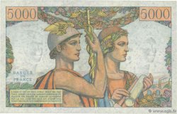 5000 Francs TERRE ET MER FRANCIA  1949 F.48.02 AU