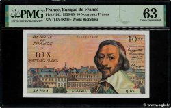 10 Nouveaux Francs RICHELIEU FRANCIA  1960 F.57.06 SC+