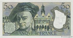 50 Francs QUENTIN DE LA TOUR Petit numéro FRANCIA  1976 F.67.01A1 FDC