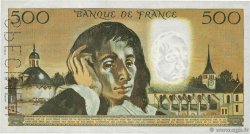 500 Francs PASCAL Spécimen FRANCE  1968 F.71.01Spn pr.SUP