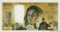 500 Francs PASCAL FRANCE  1973 F.71.09 AU-