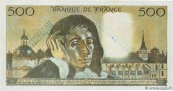 500 Francs PASCAL Faux FRANKREICH  1980 F.71.21x VZ