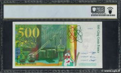 500 Francs PIERRE ET MARIE CURIE Spécimen FRANCIA  1994 F.76.01Spn AU