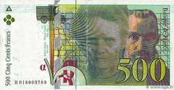 500 Francs PIERRE ET MARIE CURIE Faux FRANCE  1994 F.76.01x TTB