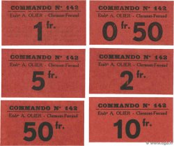 0,50 Francs à  50 Francs Lot FRANCE regionalismo e varie Clermont-Ferrand 1940 K.063 série FDC