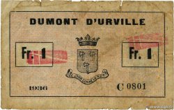 1 Franc FRANCE régionalisme et divers  1936 K.186b B
