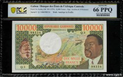10000 Francs GABON  1974 P.05a UNC