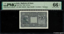 10 Lire ITALY  1944 P.032c UNC