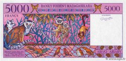 5000 Francs - 1000 Ariary Épreuve MADAGASCAR  1994 P.078s UNC-