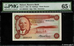 10 Shillings MALAWI  1964 P.02 FDC