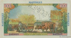 500 Francs Pointe à Pitre Spécimen MARTINIQUE  1946 P.32s AU-