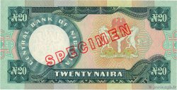 20 Naira Spécimen NIGERIA  2005 P.26is NEUF