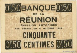 50 Centimes type 1942 Francisque REUNION  1942 P.30 AU
