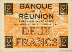 2 Francs type 1942 Francisque REUNION ISLAND  1942 P.32 UNC-