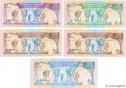 5 à 50 Shillings Lot SOMALILAND  1996 P.10, P.14 au P.17a UNC