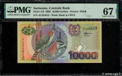 10000 Gulden SURINAM  2000 P.153 UNC