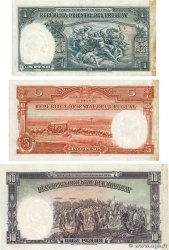 1, 5 et 10 Pesos Spécimen URUGUAY  1935 P.028s, P.29s et P30s AU