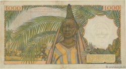 1000 Francs FRENCH WEST AFRICA (1895-1958)  1955 P.48 VF