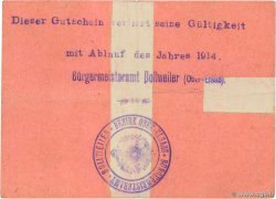 3 Mark ALLEMAGNE Bollweiler 1914  TTB