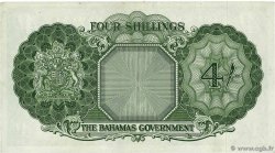 4 Shillings BAHAMAS  1963 P.13d XF