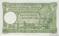 1000 Francs - 200 Belgas BELGIQUE  1943 P.110 pr.NEUF