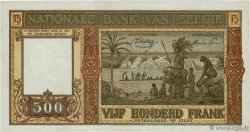 500 Francs BELGIEN  1945 P.127a fVZ