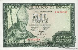 1000 Pesetas SPAIN  1965 P.151 AU