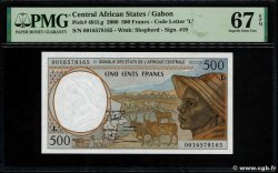 500 Francs CENTRAL AFRICAN STATES  2000 P.401Lg UNC