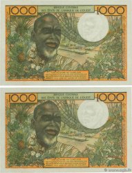 1000 Francs Consécutifs ESTADOS DEL OESTE AFRICANO  1972 P.103Ai FDC
