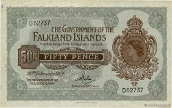 50 Pence ÎLES FALKLAND  1974 P.10b pr.TTB