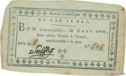 100 Livres FRANCE  1794 Kol.064 XF