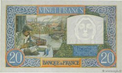 20 Francs TRAVAIL ET SCIENCE FRANCE  1941 F.12.17 AU+
