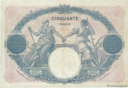 50 Francs BLEU ET ROSE FRANKREICH  1924 F.14.37 VZ
