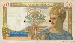50 Francs CÉRÈS FRANKREICH  1934 F.17.01 S