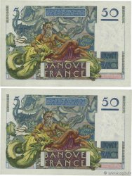 50 Francs LE VERRIER Consécutifs FRANCE  1947 F.20.08 NEUF