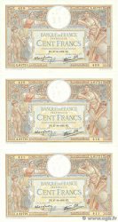 100 Francs LUC OLIVIER MERSON type modifié Consécutifs FRANCIA  1938 F.25.33 SPL
