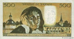 500 Francs PASCAL FRANCIA  1968 F.71.02 BC+