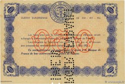 50 Centimes Spécimen FRANCE regionalismo e varie Évreux 1916 JP.057.04(var) q.SPL