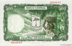 500 Pesetas Guineanas EQUATORIAL GUINEA  1969 P.02 UNC-