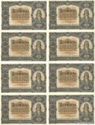 1000 Korona Consécutifs UNGHERIA  1920 P.066a SPL+