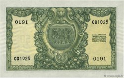 50 Lire ITALIA  1951 P.091a q.FDC